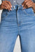 spanx authentic 360 barrel leg jeans elysian front detail