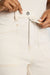 spanx authentic 360 utility barrel leg jeans alabaster front detail