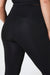 spanx booty boost flare pant very black back detail