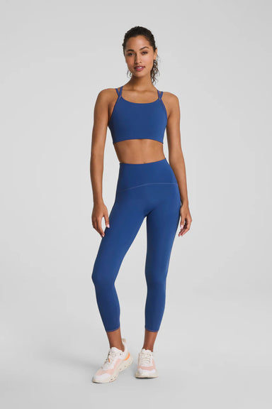 spanx booty boost staycool tech leggings faded indigo