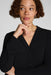spanx french rib cardigan very black detail