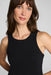 spanx french rib maxi dress very black detail