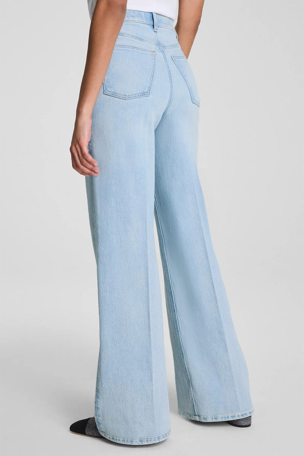 spanx wide leg jean vintage coastline back detail