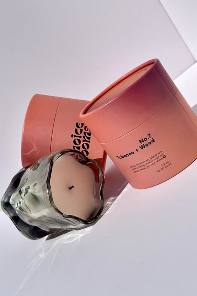 Choice Blooms - NO. 7 CANDLE Tobacco + Wood