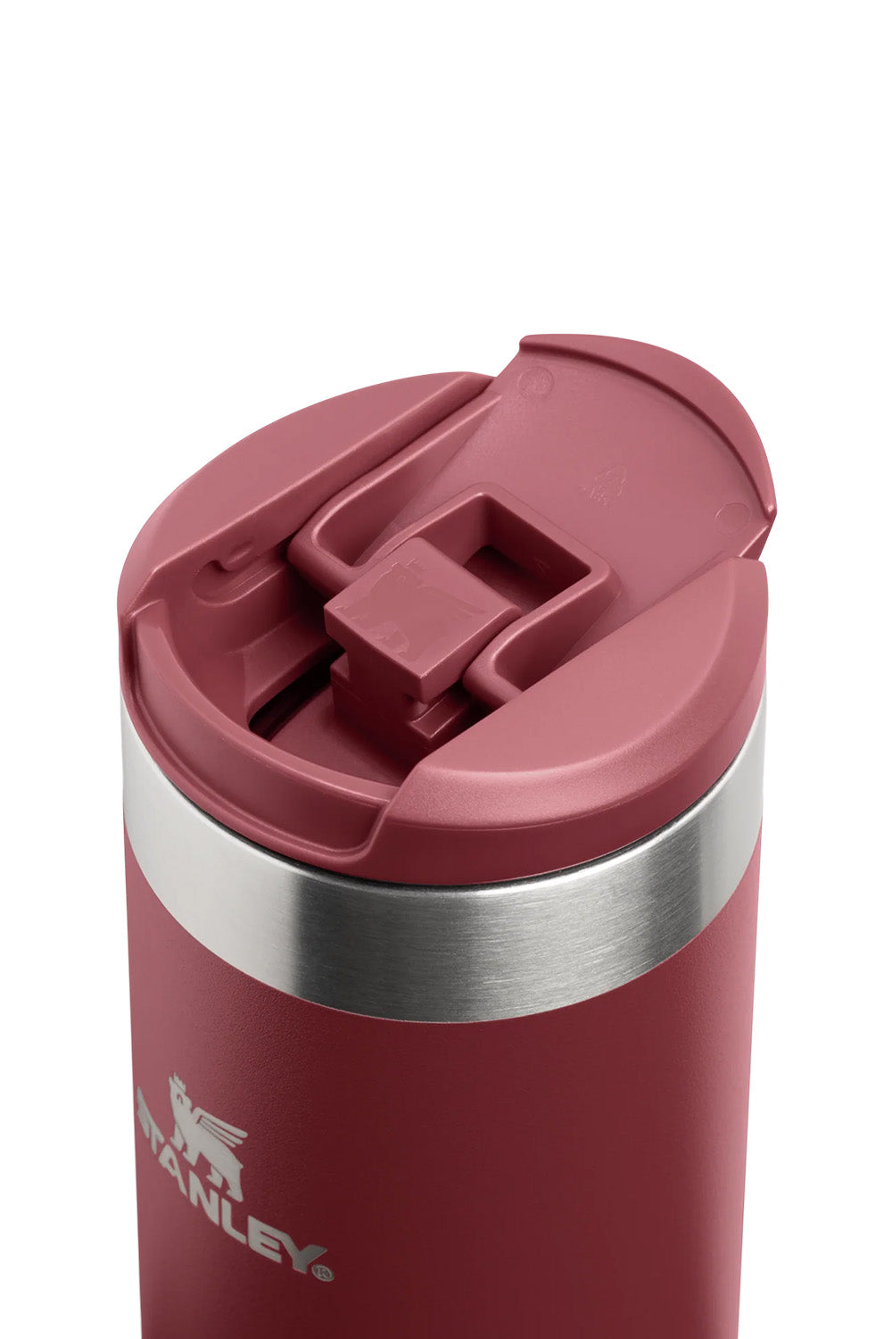 stanley the aerolight transit 16oz bottle cranberry detail