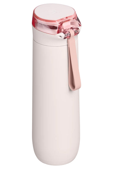 stanley the flowstate spring 20oz bottle rose quartz back