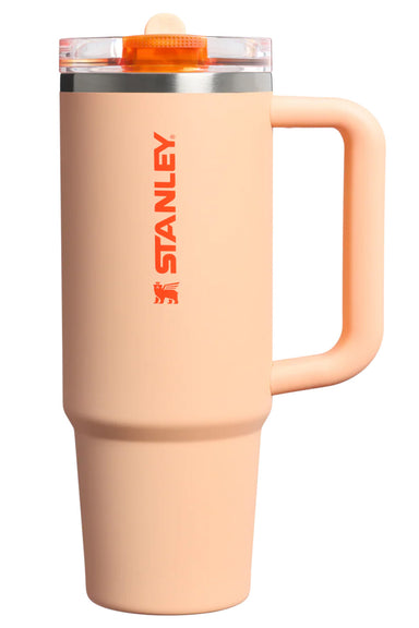 stanley the quencher protour flip straw 30oz orange sherbet front 