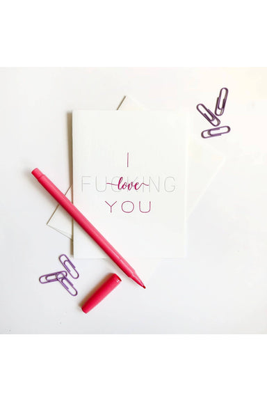 steel petal press fucking love card