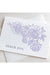 Steel Petal Press - Lavender Peony Thanks Card