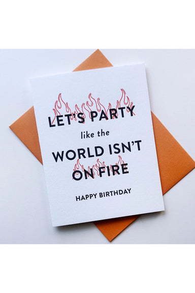 steel petal press world on fire birthday