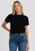 Stitches & Stripes Maloney Tee in Black — Front view