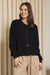 stitches and stripes liz cardigan black