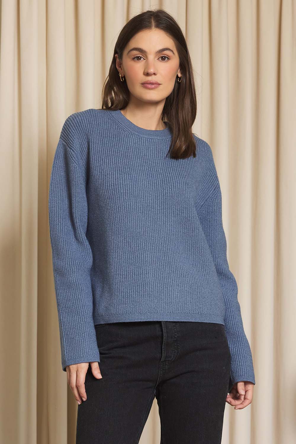 Stitches & Stripes - Nolita Pullover - Steel