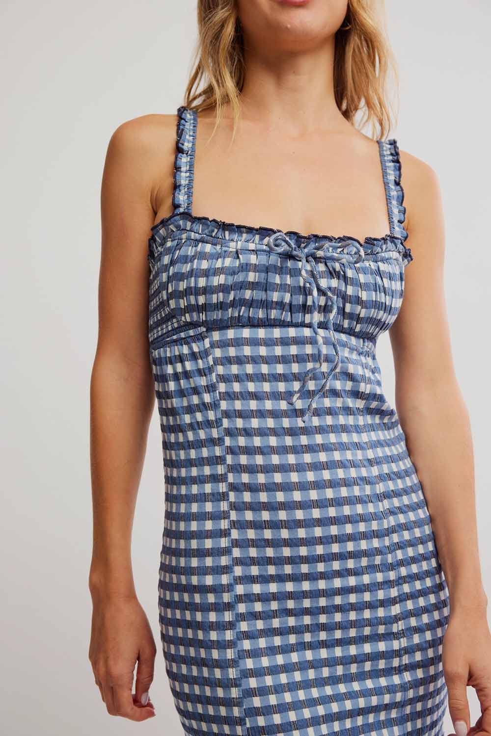 Free People - Lucinda Midi - Indigo Combo - Detail