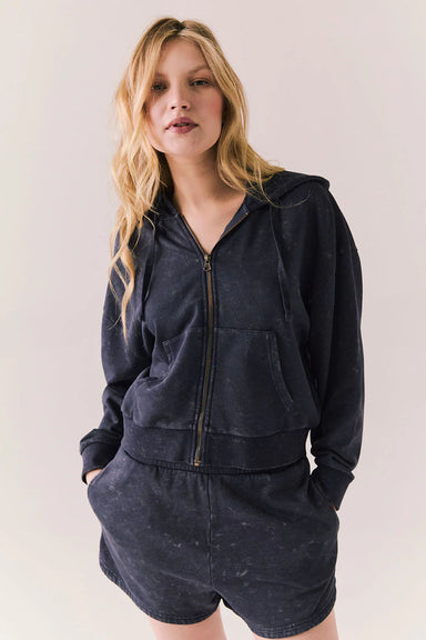Chaser - Abilene Zip Up - Navy - Front