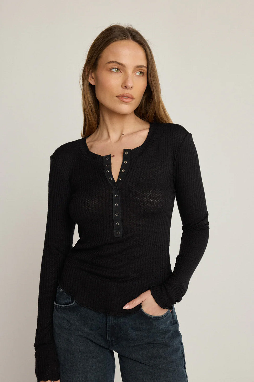 sunday-ritual-waffle-henley-top-black-front