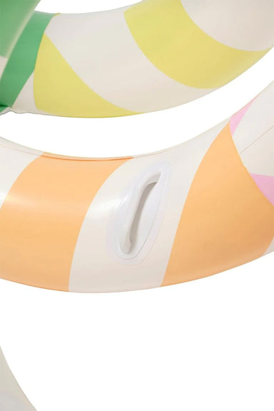 sunnylife GIANT INFLATABLE NOODLE Sorbet Stripe handle