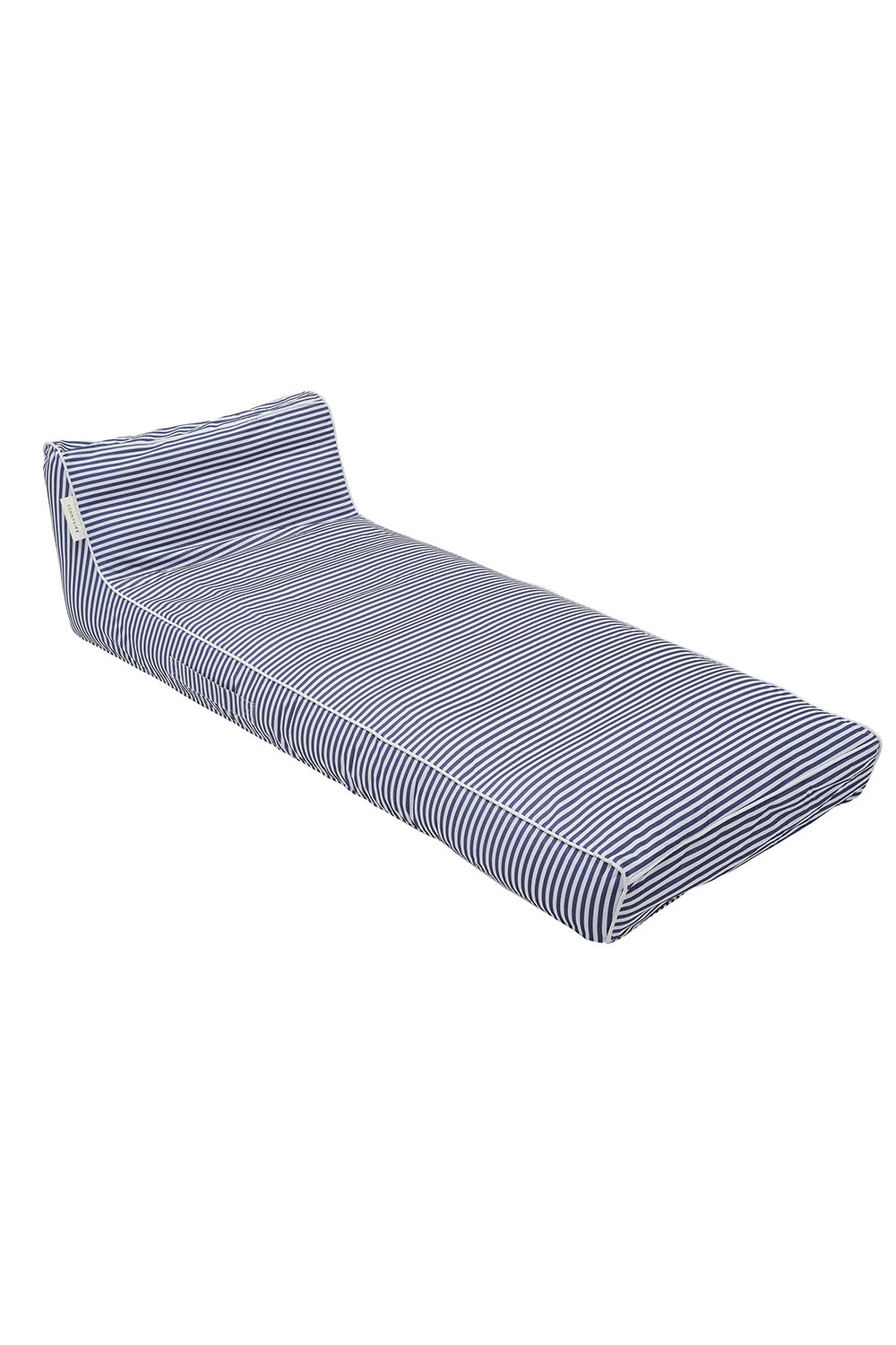 sunnylife LUXE LIE-ON LOUNGER Le Weekend Navy Stripe profile