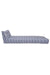 sunnylife LUXE LIE-ON LOUNGER Le Weekend Navy Stripe side