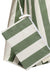 Sunnylife - Carryall Beach Bag - The Vacay Olive Stripe - Detail