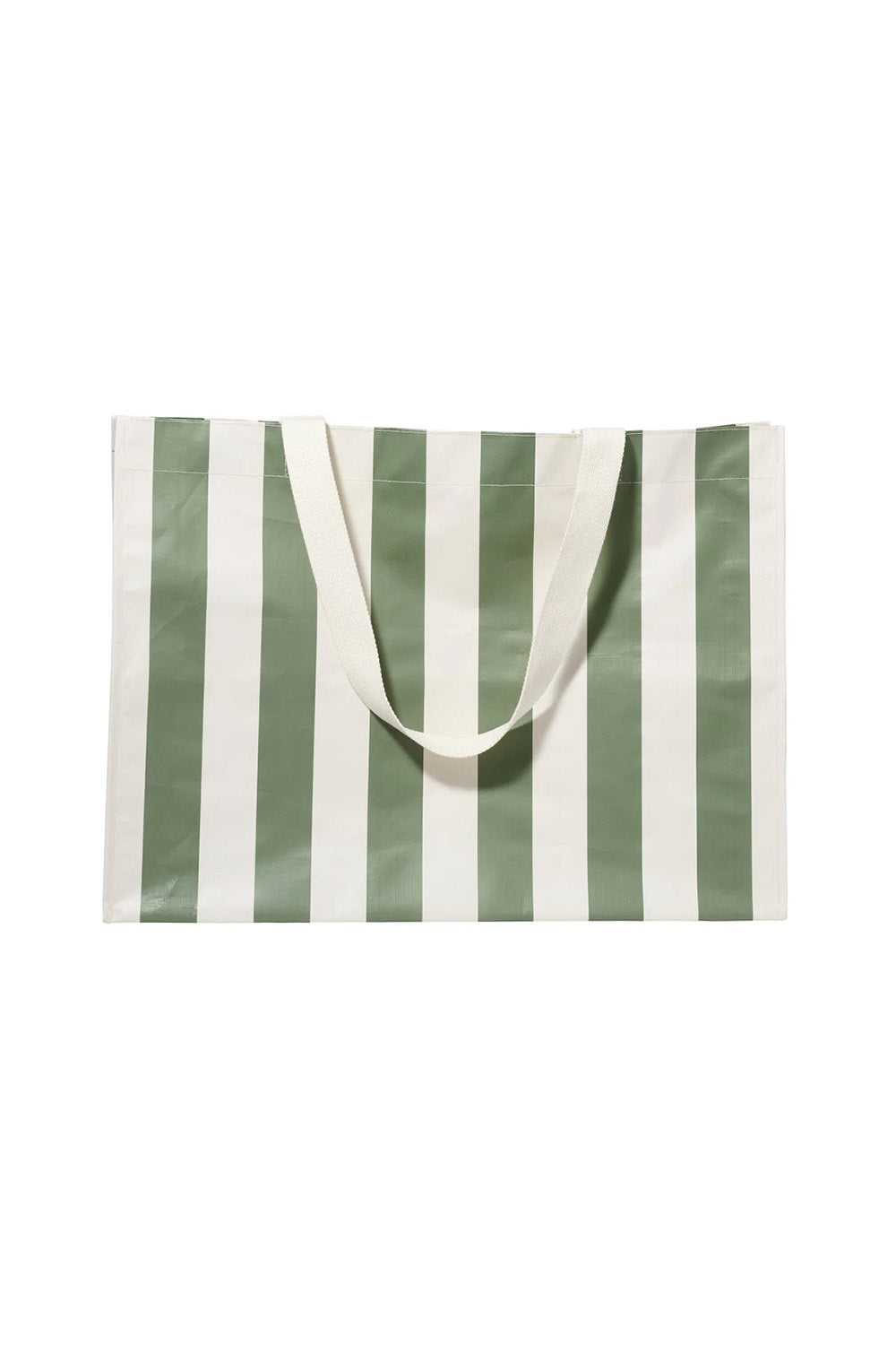Sunnylife - Carryall Beach Bag - The Vacay Olive Stripe - Front