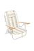 sunnylife deluxe beach chair oyster stripe profile