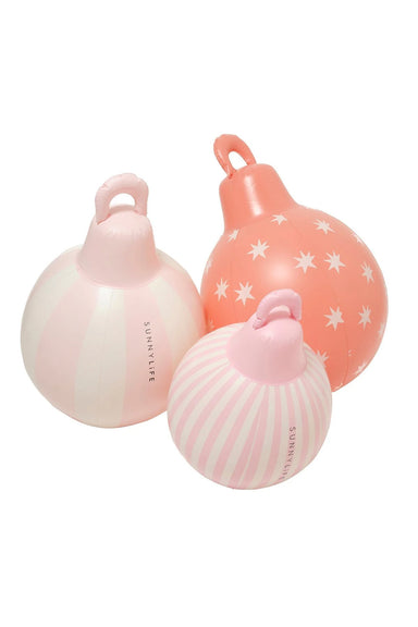 Sunnylife - Light Up Xmas Baubles - Clay Pink