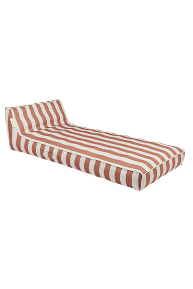 sunnylife luxe lie on lounger tierra clay stripe profile