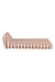 sunnylife luxe lie on lounger tierra clay stripe side