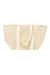 sunnylife mesh beach bag oyster cream flat