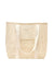 sunnylife mesh beach bag oyster cream front