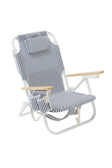 sunnylife resort luxe bech chair coastal blue profile