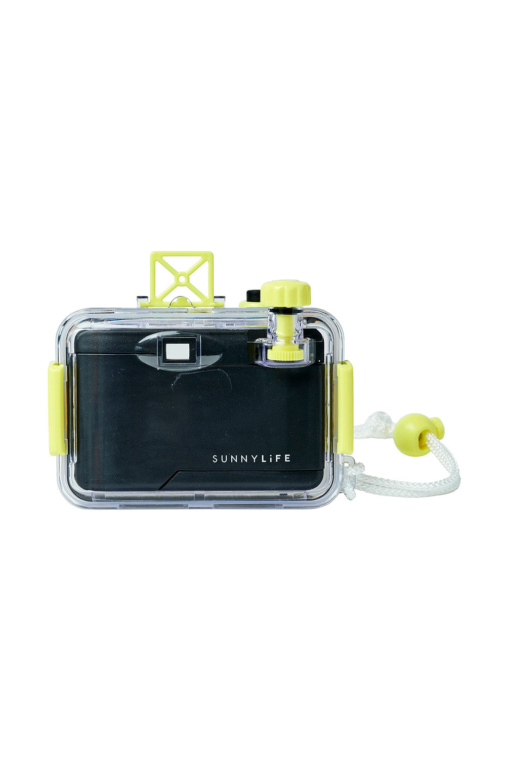 sunnylife underwater camera neon green back