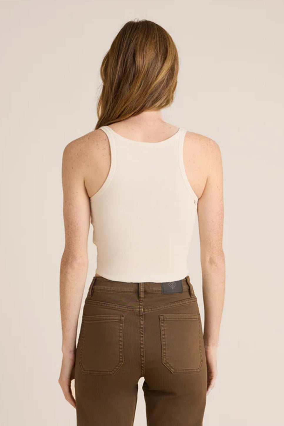 Roark - Wind Worn Tank - Off White - Back