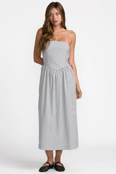 RVCA - Florence Midi Dress - Pirate Black - Front