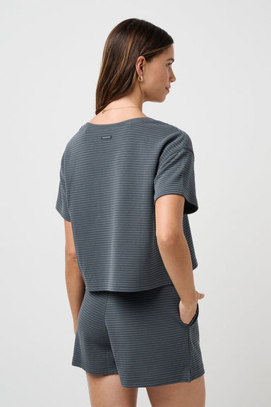 Travis Matthew - Coastal Rib Charter Cruise Top - Ombre Blue - Back