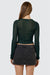 Thrills - Dissolve My Mind LS Knit Top - Vista Green - Back