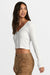 RVCA - Homecoming Top Pointelle II - Cloud - Side