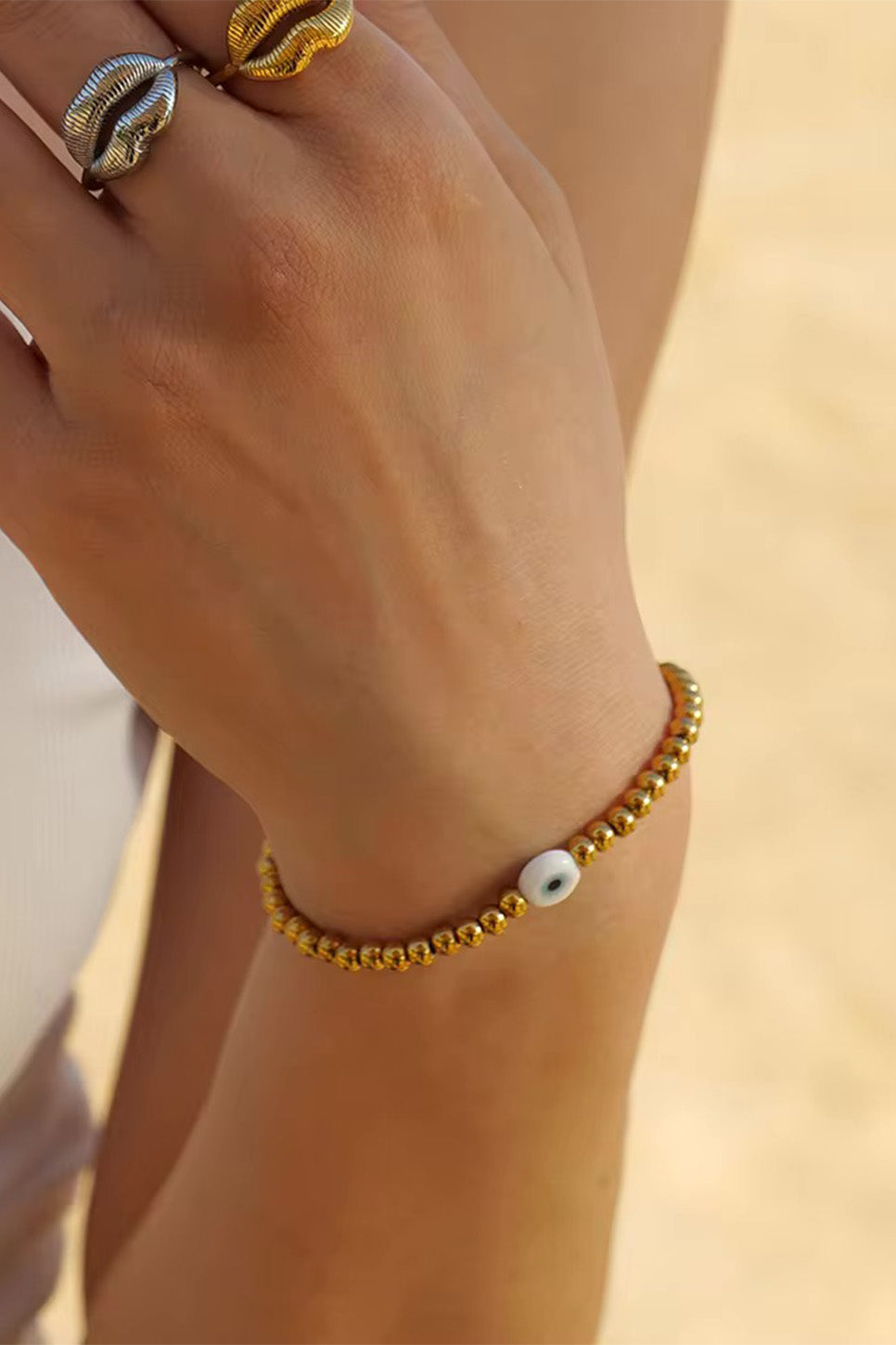 Pearl of the West - Evil Eye Bracelet - Model