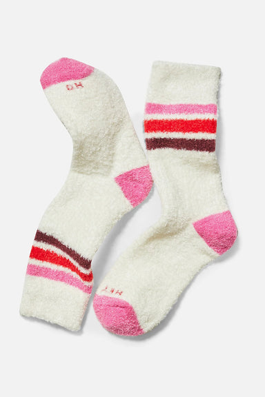 Marine Layer - Fuzzy Sock - Warm Stripe