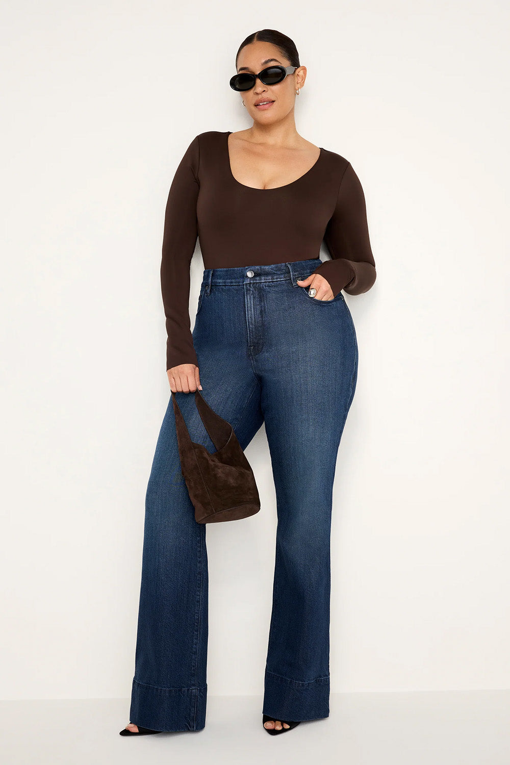 Good American - Good Classic Boot - Indigo - Plus Front