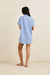 Rhythm - Classic Shirt Dress - Steel Blue - Back