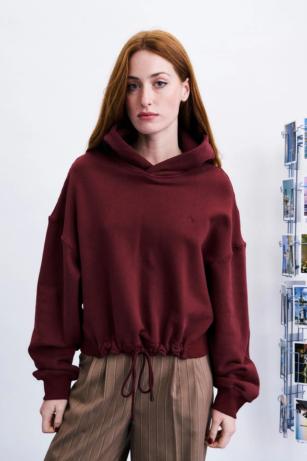FRNCH - Fuji Sweatshirt - Bordeaux - Front