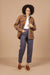 Bridge & Burn - Harlow Shirt Jacket - Sunrise Plaid - Front