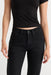 Good American Vintage Straight in Black441 — Waistband detail view