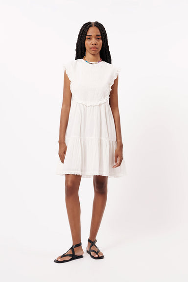 FRNCH - Nyla Dress - Blanc - Front
