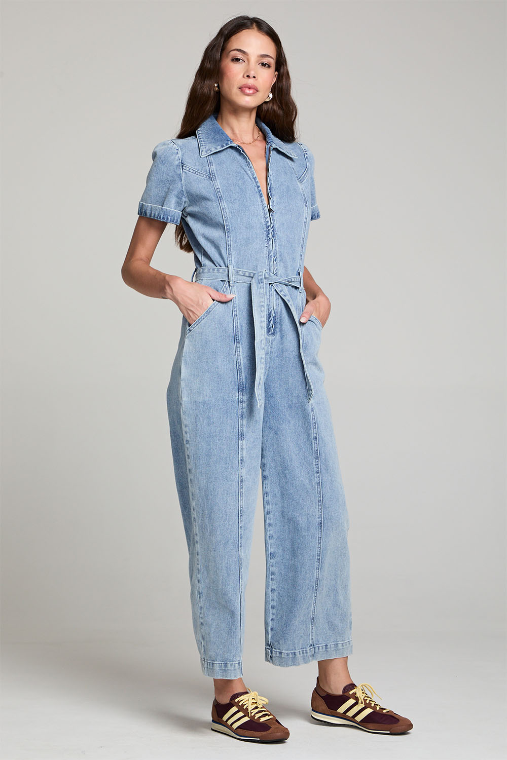 Saltwater Luxe - Thalia Jumper - Stonewash Denim - Side