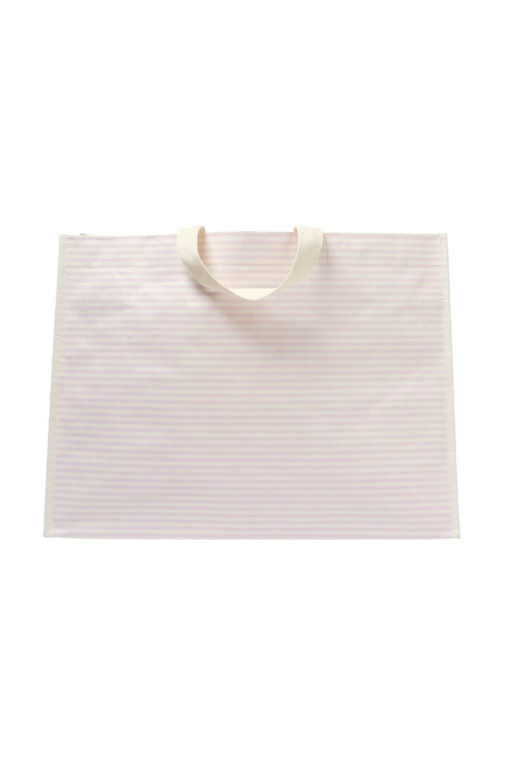 Sunnylife - CARRYALL BEACH BAG Lazy Days Pink Stripe - Front