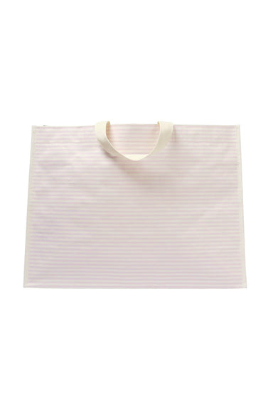 Sunnylife - CARRYALL BEACH BAG Lazy Days Pink Stripe - Front