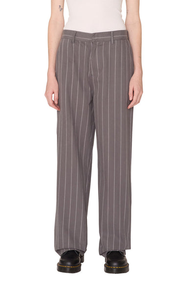 Obey - Mystery Stripe Carpenter Pant - Dark Grey Multi - Front